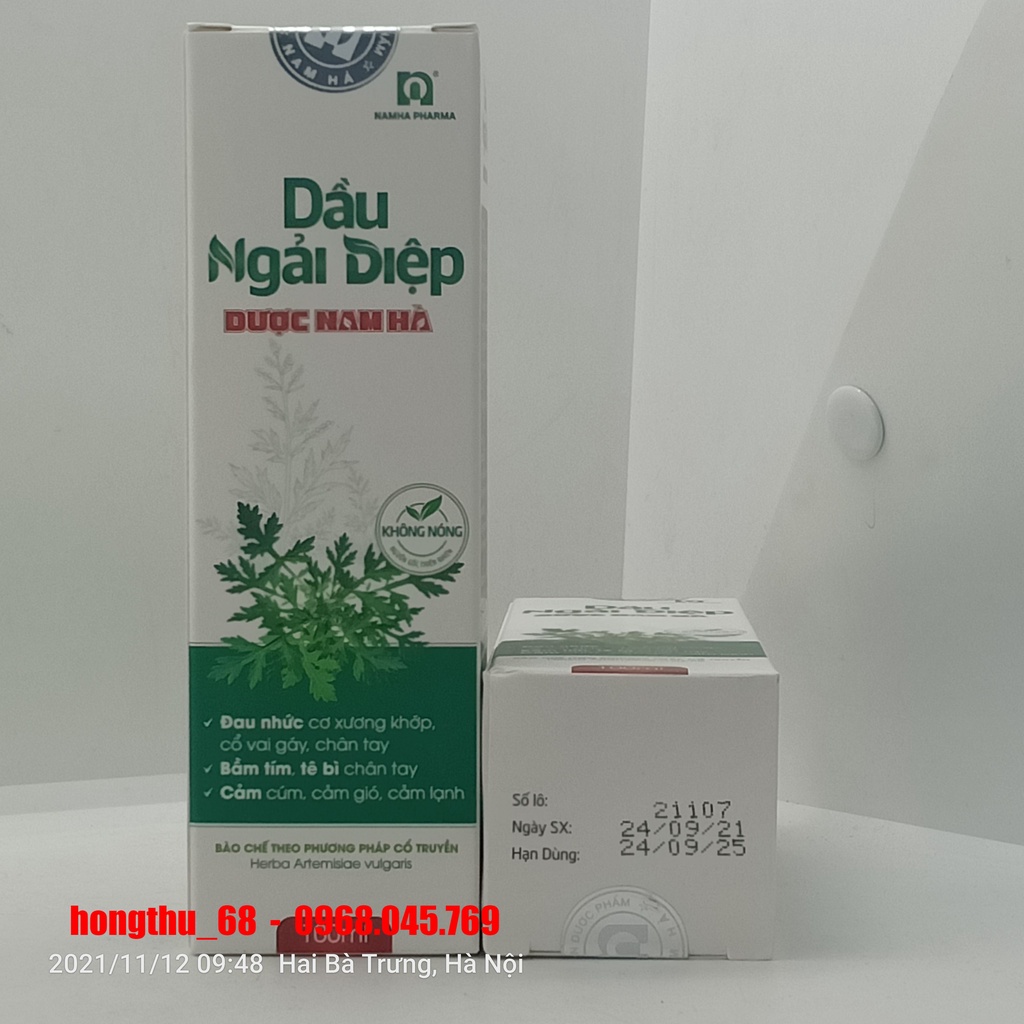 Dầu Ngải Diệp Dược Nam Hà giúp giảm nhanh các cơn đau nhức, tê bì