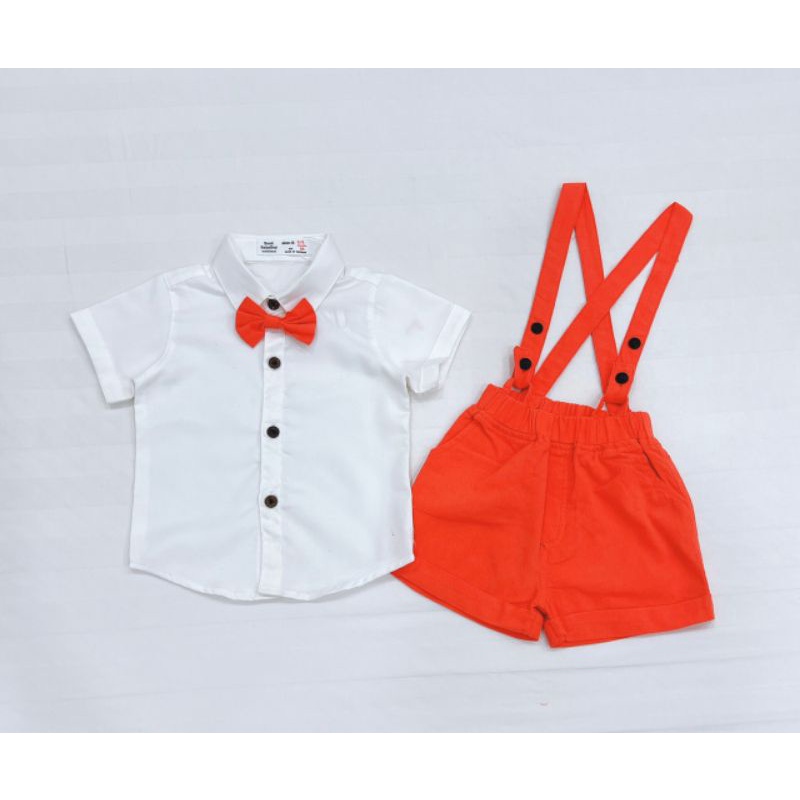 Bộ yếm vest gile đầy tháng thôi nôi bé trai 5-12kg