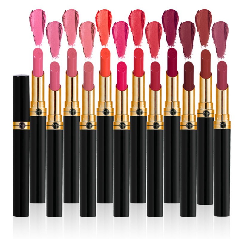 [Hàng mới về] Son thỏi nhung lì thương hiệu Minfei kháng nước chống dính với 12 màu tùy chọn | BigBuy360 - bigbuy360.vn