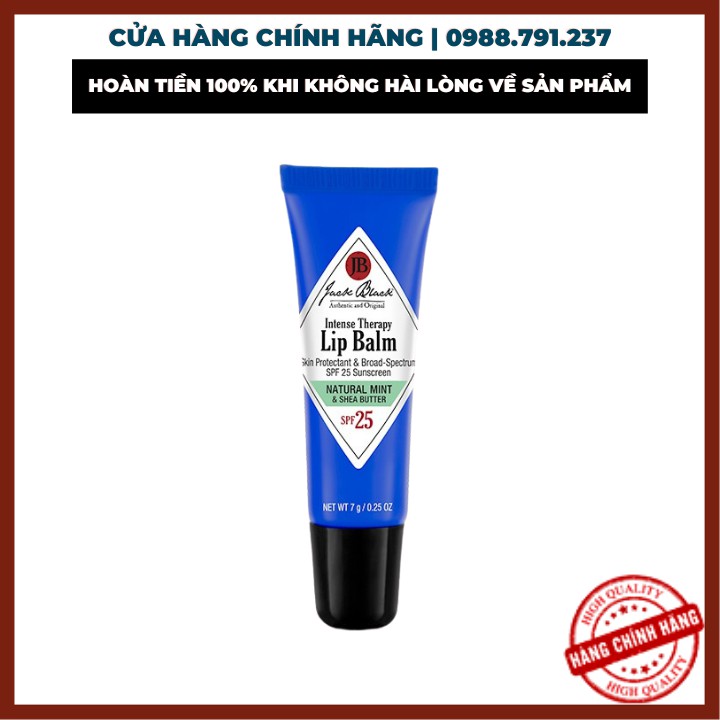 Son Dưỡng Môi Jack Black Intense Therapy Lip Balm ( 5 mùi)
