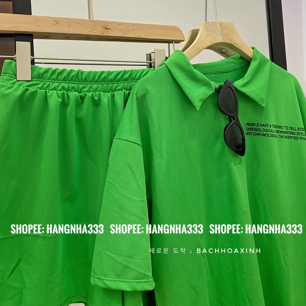 NEW ARRIVAL || Set bộ nữ Áo polo Quần short basic cá tính trendy Ulzzang