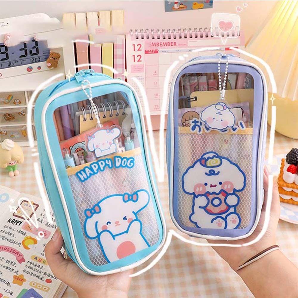 PEWANY Túi Đựng Bút Chì Sức Chứa Lớn Họa Tiết Dễ Thương Cho Học Sinh