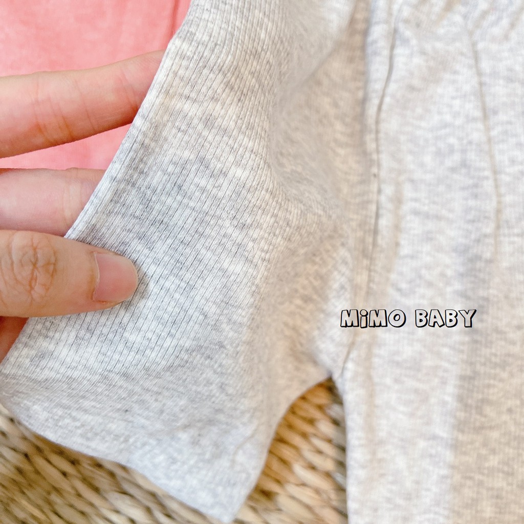 Quần legging đùi màu trơn Mimo Baby cho bé gái QA27