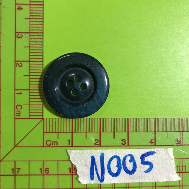 Combo 5 cúc áo,khuy áo ,nút áo đen size to N005-008