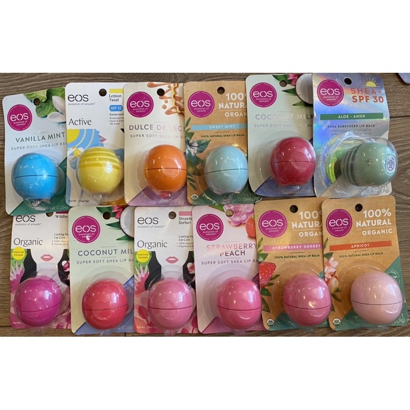 GIÁ SỐC - COMBO 2 Son trứng EOS HÀNG MỸ 🇺🇸 (Vỏ nhăn nên sale rẻ, 100% AUTH) | BigBuy360 - bigbuy360.vn