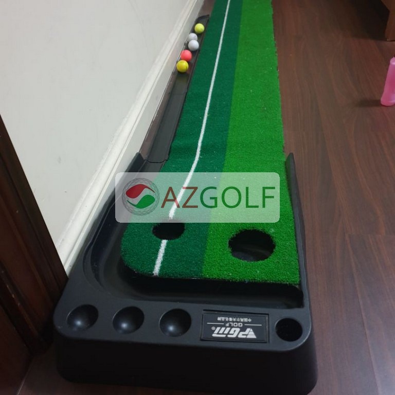 Thảm Tập Golf Putting dài 3m cao cấp PGM - có đường trả bóng về vị trí cũ