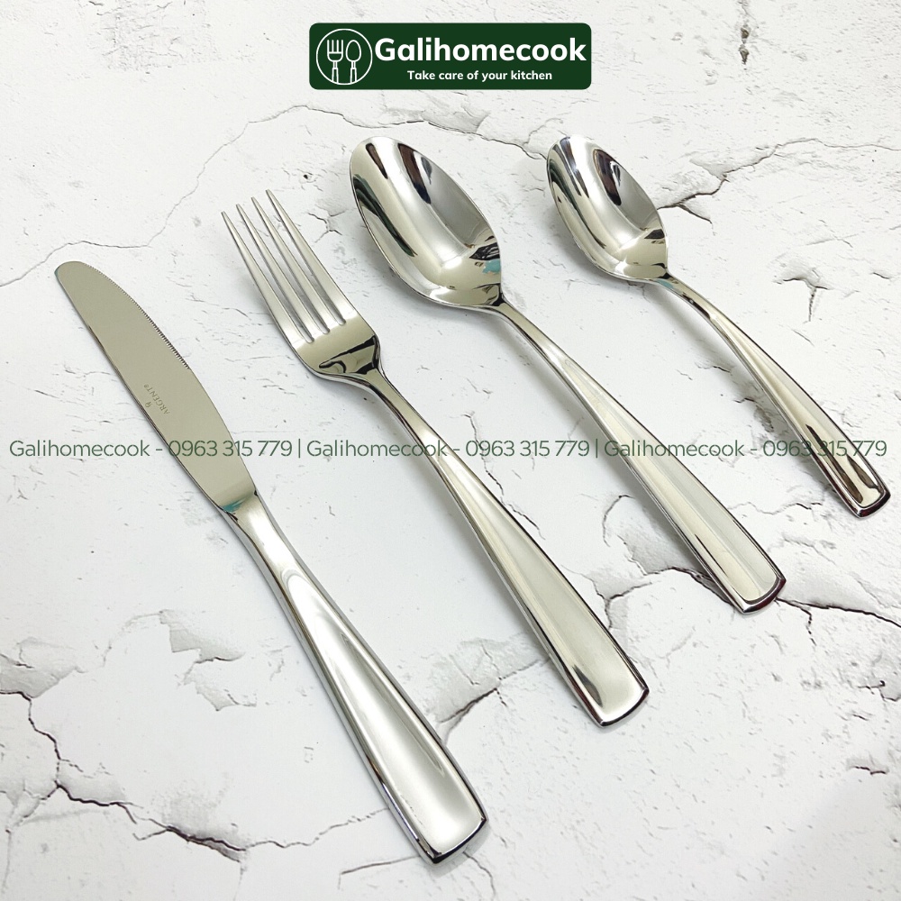 Bộ Dao Thìa Dĩa ( Dao, Muỗng, Nĩa) hãng ARGENT inox 304 phong cách Châu Âu (4 món) | GaliHomecook BH-60-63