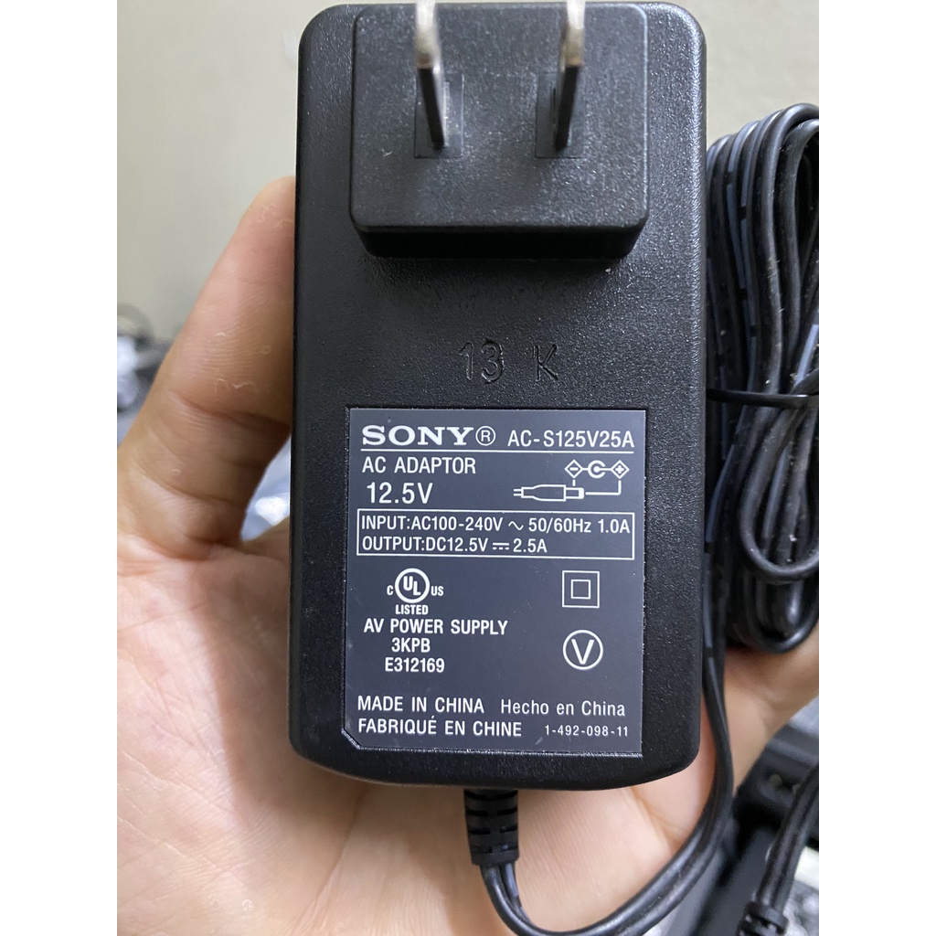 Cục sạc loa Sony 12.5V chính hãng Sony