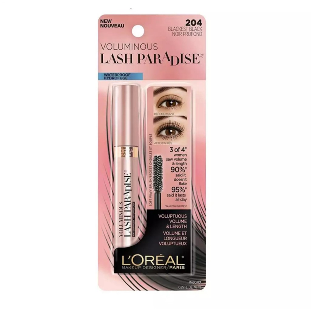 Mascara làm dài mi và dày mi không lem không trôi L'oreal Voluminous Lash Paradise | BigBuy360 - bigbuy360.vn