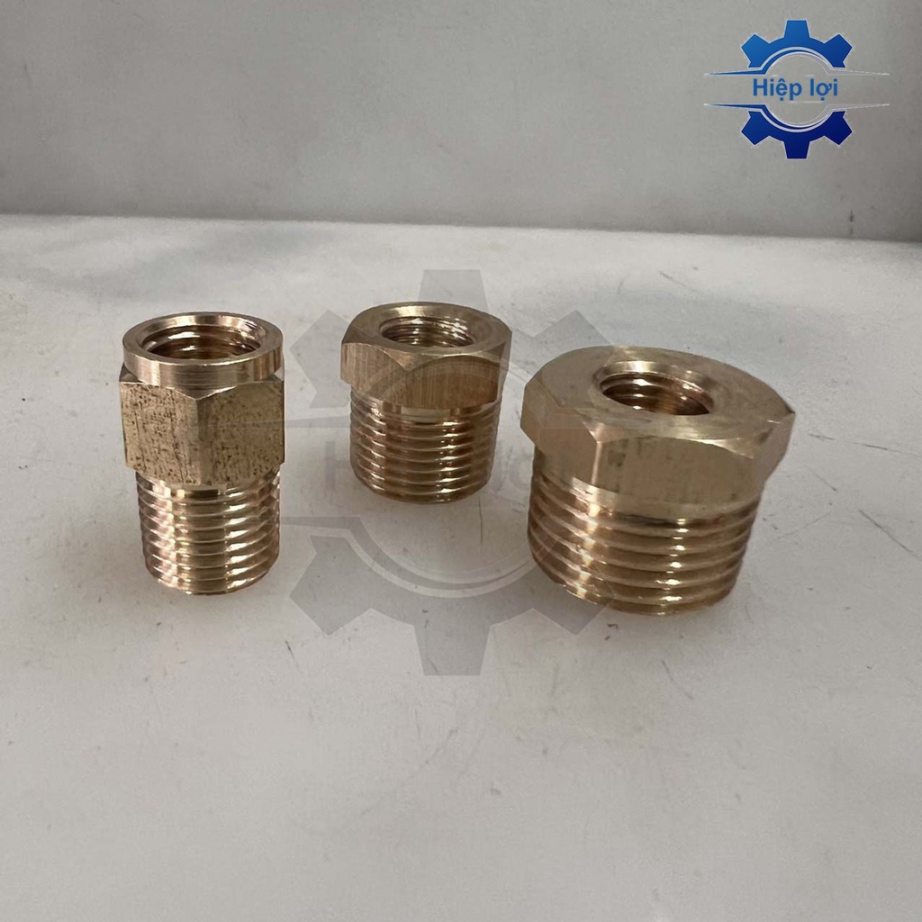 Nối ren đồng rơ le áp suất - số 4  - cà rá thau nối rơ le áp suất