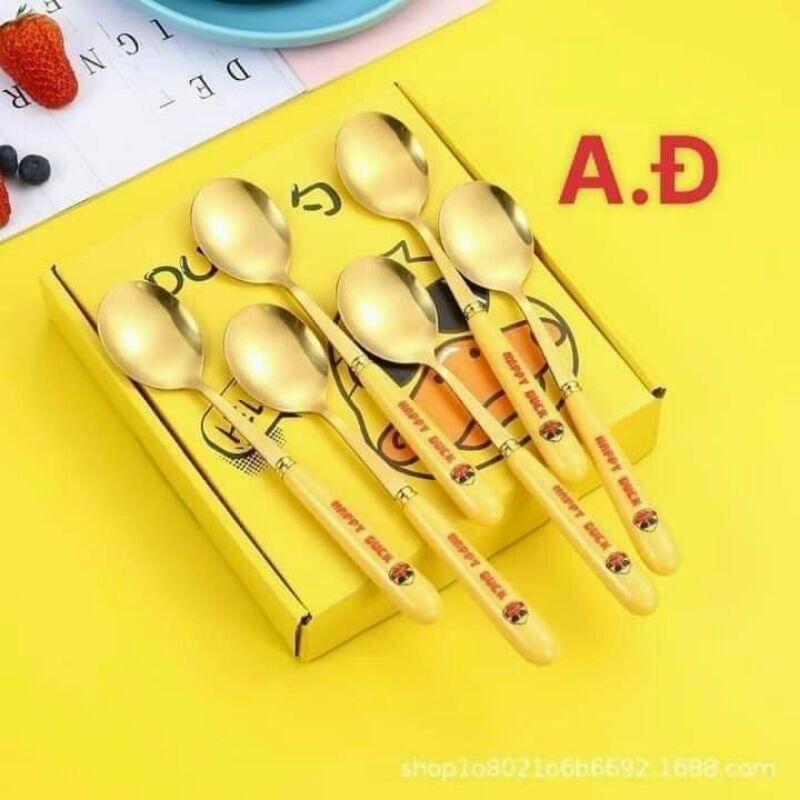 6 Thìa Vịt Vàng Duck Siêu Xinh. ĐTBX