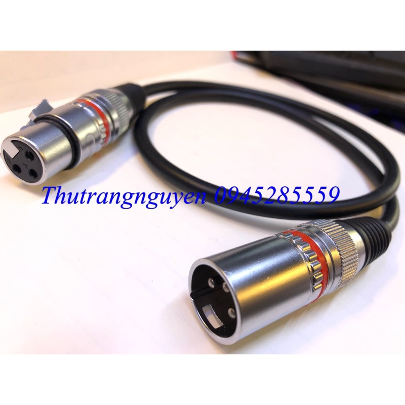 Dây tín hiệu canon xlr 3 chân đực cái soudking cao cấp