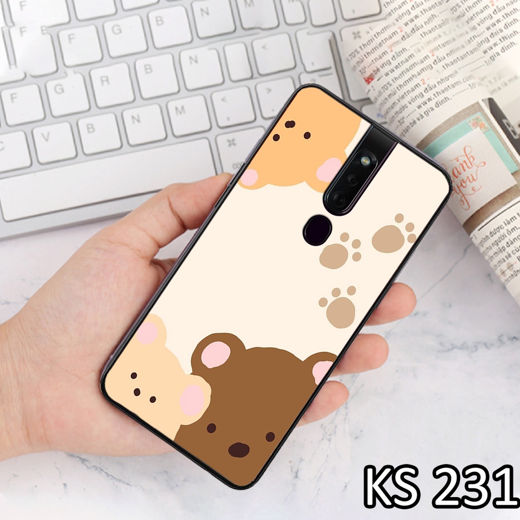 [FreeShip ExTra] Ốp lưng Oppo F9 - Oppo F11 - Oppo F11 Pro - Ốp điện thoại Oppo in hình gấu dễ thương