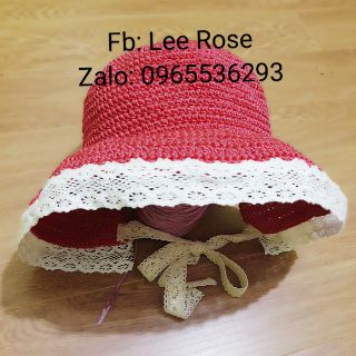 Mũ ren tiểu thư cho bé