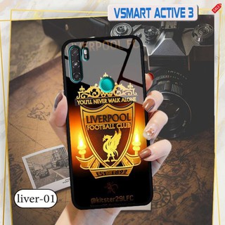 Ốp lưng kính 3D Vsmart Active 3- hình đội bóng mới