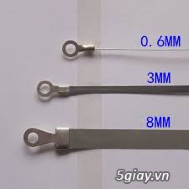 Dây nhiệt máy hàn túi Pfs 8MM dài 20cm LOẠI TO NHẤT ,Bộ Dây nhiệt máy hàn túi Pfs, thanh dây hàn nhiệt thay thế máy ép