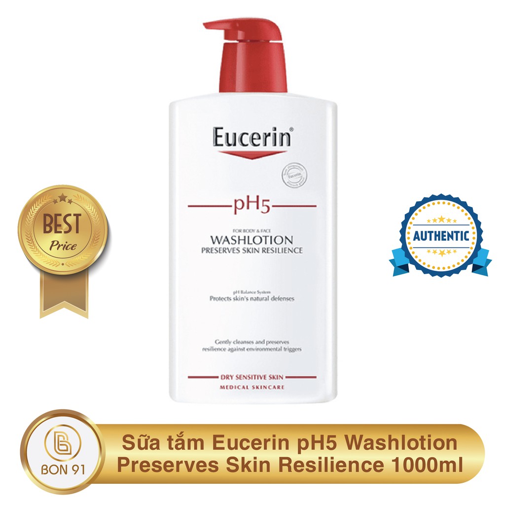 Sữa tắm Eucerin pH5 WashLotion 1000ml