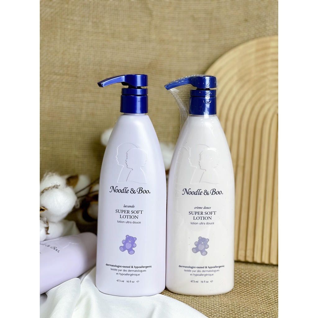 Lotion dưỡng da cho bé từ sơ sinh Noodle &amp; Boo 473ml