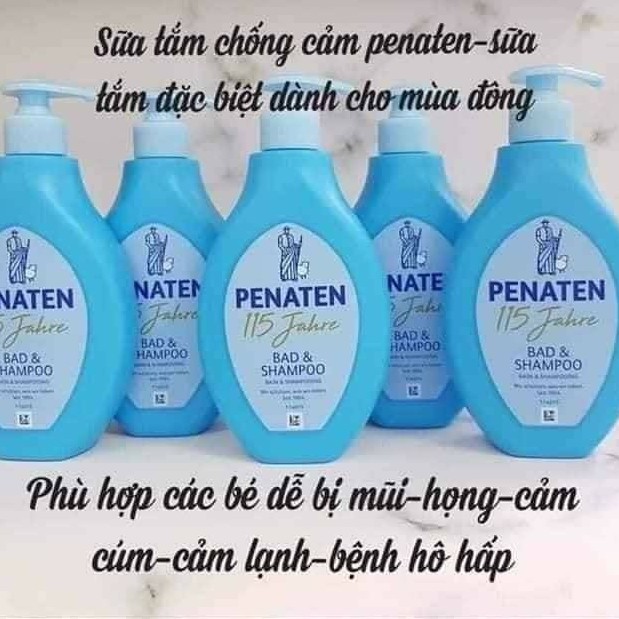 Sữa Tắm Gội PENATEN Chống Cảm Đức 400ml [Chuẩn Đức]