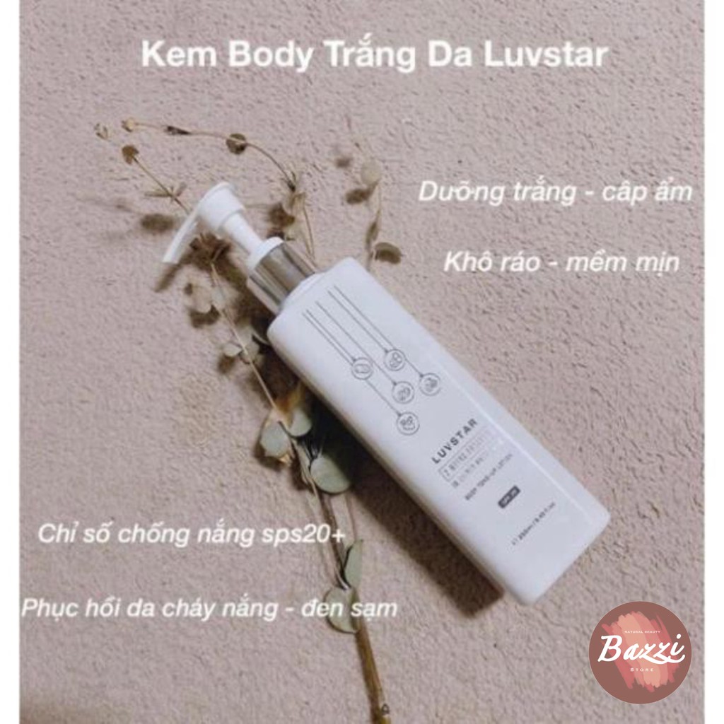 KEM DƯỠNG TRẮNG DA LUVSTAR BODY TONE UP CREAM