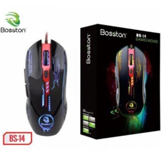 Mouse Bosston BS-14 LED - Bảo Hành 12 Tháng (Màu ngẫu nhiên)