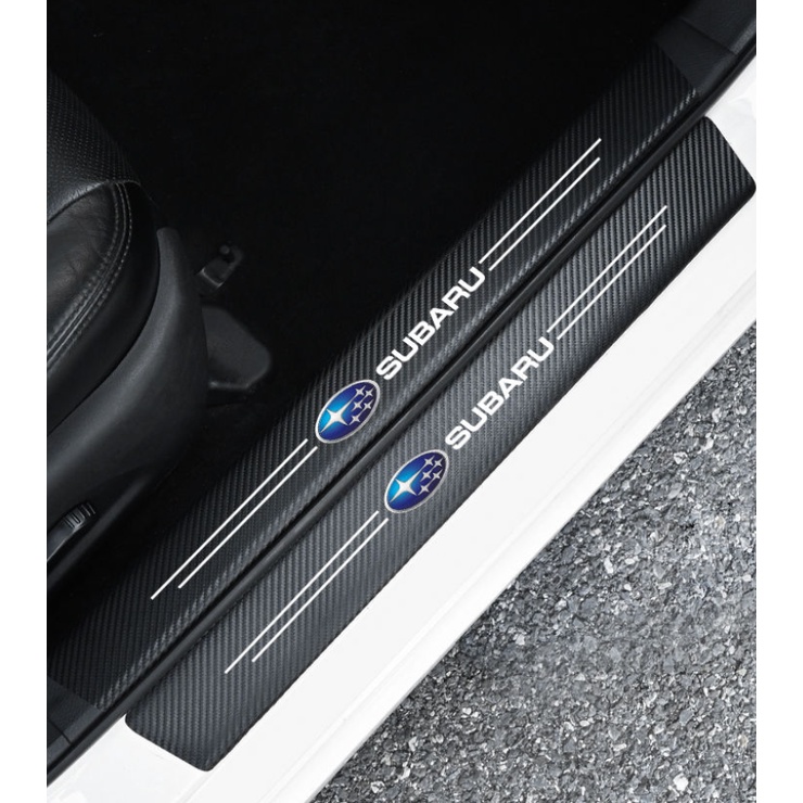 Miếng Dán Trang Trí Bàn Đạp Xe Hơi subaru forester xv brz legacy Bằng Sợi carbon