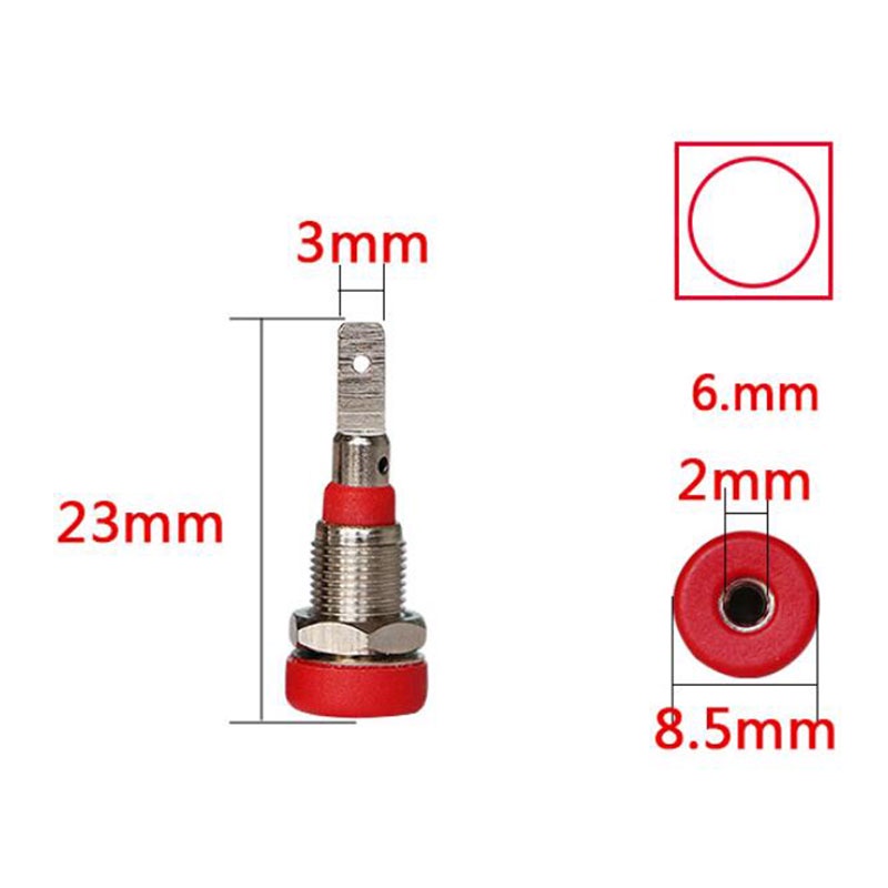 Đầu Cắm Chuối 2mm Bằng Đồng Thau q1 vnh2 Chuyên Dụng