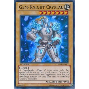 Thẻ bài Yugioh - TCG - Gem-Knight Crystal / HA06-EN001'