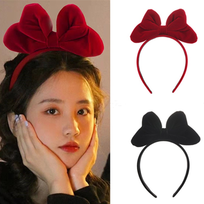 Băng Đô Vải Nhung Đính Chuông Và Tai Mèo