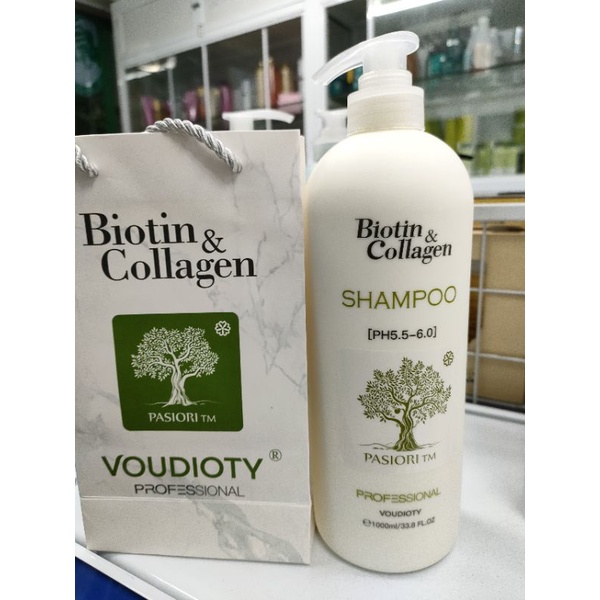 Lẻ dầu gội hoặc dầu xả phục hồi và kích thích mọc tóc Biotin &amp; Collagen 500ml - 1000ml