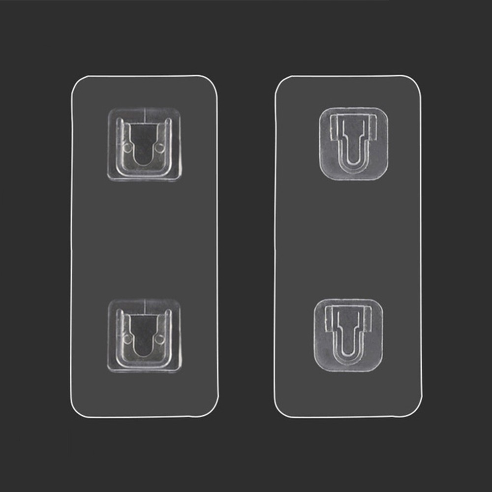 Miếng dán trong suốt cố định ổ cắm điện gắn tường không cần khoan tiện lợi