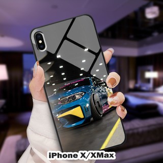 Ốp lưng kính điện thoại iPhone X/X Max in 3D chủ đề siêu xe