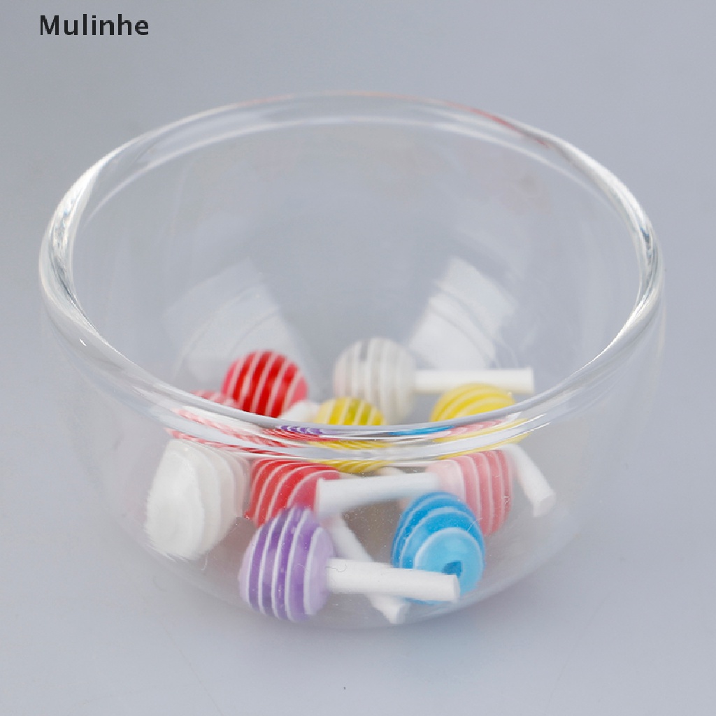 Dĩa Thủy Tinh Đựng Súp Trang Trí Nhà Búp Bê Tỉ Lệ 1 / 12
