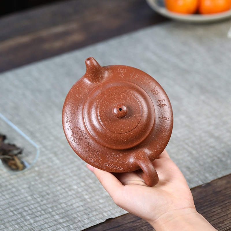 Ấm Tử Sa Nghi Hưng Hư Thiên 210 ml (Giáng Pha Nê)