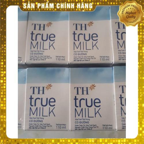 Thùng 48 hộp Sữa tươi tiệt trùng TH true MILK CÓ ĐƯỜNG (110ml) - THCD-THUNG11