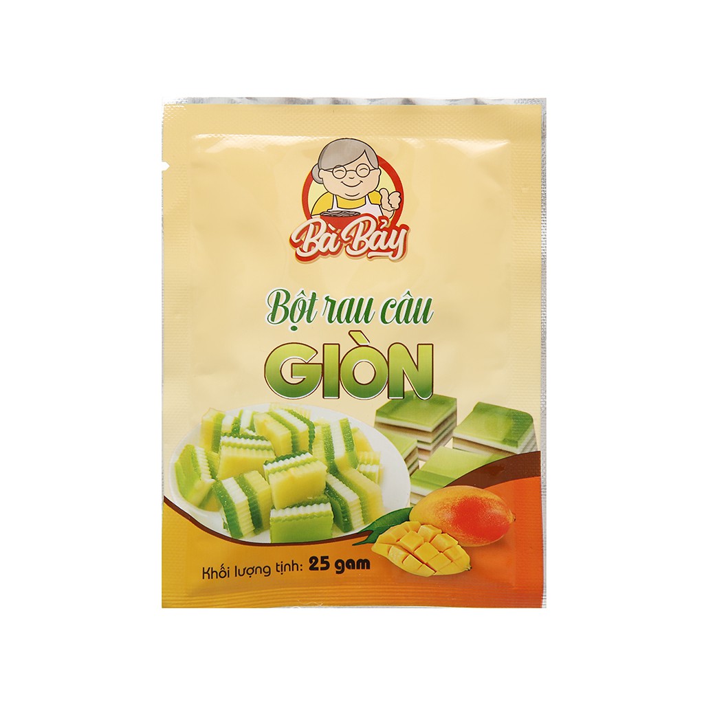 Bột rau câu giòn Bà Bảy gói 25g/1 GÓI