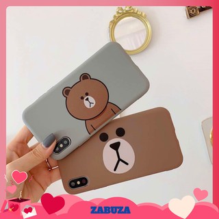 Ốp Lưng Iphone ❤️FREESHIP❤️ Giảm 5k khi Nhập Mã [ZABU5K] Ốp lưng Gấu nâu - Chất Dày Đẹp-Ốp IP