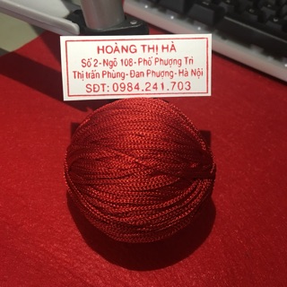 1 cuộn dây dù đỏ (dây chỉ đỏ)