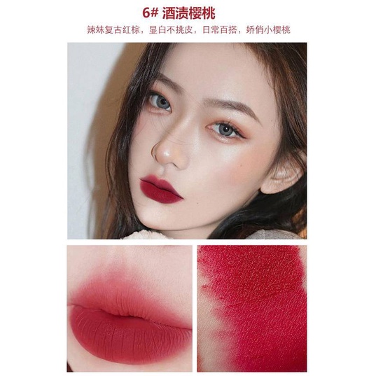 [Hàng mới về] Son kem Kakashow tông lì chống nước lâu trôi 9 màu sắc tùy chọn