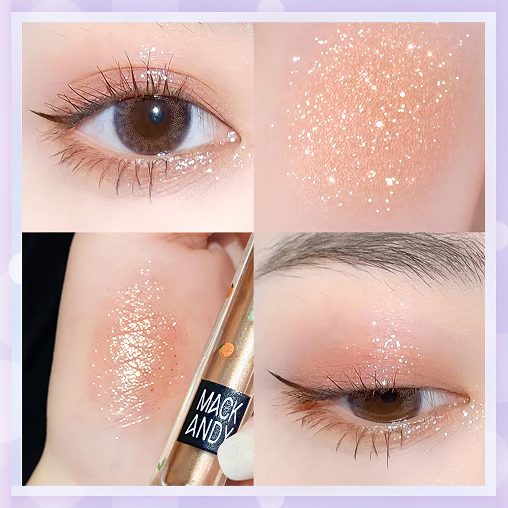 (Hàng Mới Về) Phấn Mắt Dạng Lỏng Gecomo 4 Màu Lấp Lánh Tùy Chọn Chống Thấm Nước Màu Sắc | BigBuy360 - bigbuy360.vn