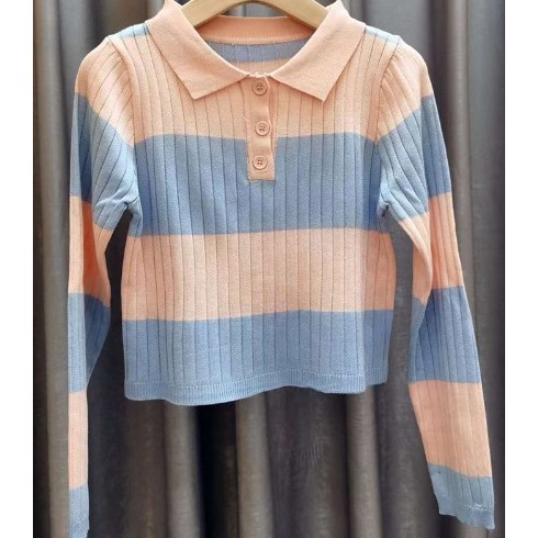 Áo Thun Polo Tay Dài Kẻ Sọc Ngang 1733 # | BigBuy360 - bigbuy360.vn