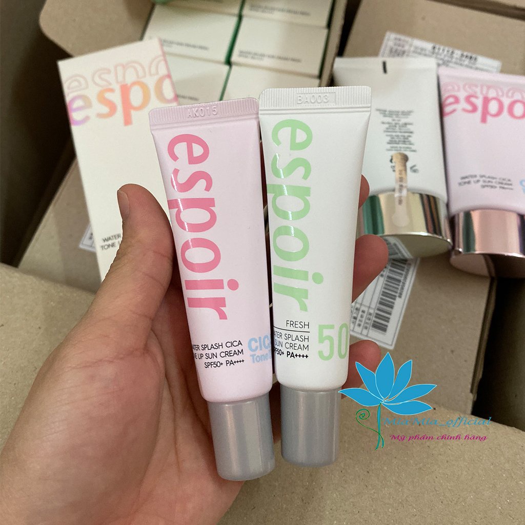 Kem Chống Nắng Espoir Màu Xanh Cấp Nước Căng Mượt Espoir Fresh Water Splash Sun Cream SPF50+ PA++++