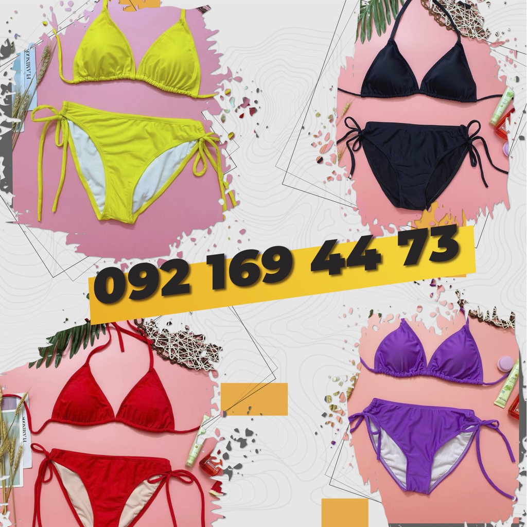 Bikini 2 Mảnh tam giác( nhiều màu)-cực sexy quyến rũ-Samstore