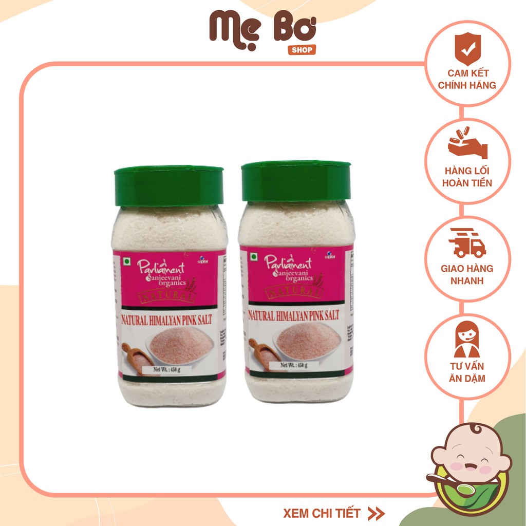 [Parliament] MUỐI HỒNG HIMALAYA HỮU CƠ 450g