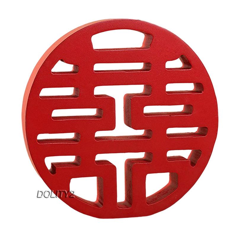 [Dolity2] Đồ Trang Trí Bàn Hạnh Phúc Đám Cưới Bằng Gỗ Phong Cách Trung Hoa