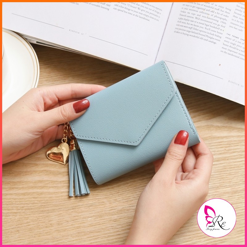 Ví nữ ngắn khoá tim cute giá rẻ siêu bền VN002 | BigBuy360 - bigbuy360.vn