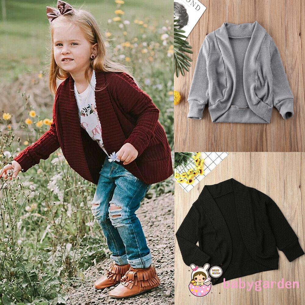 Áo khoác Cardigan dệt kim xinh xắn cho bé gái