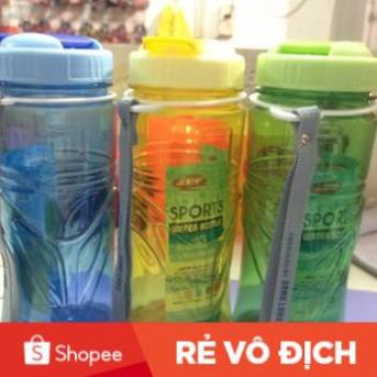 Bình nước cá nhân 500ml - 750ml - 1000ml tròn - 1000ml vuông Nhựa Song Long an toàn