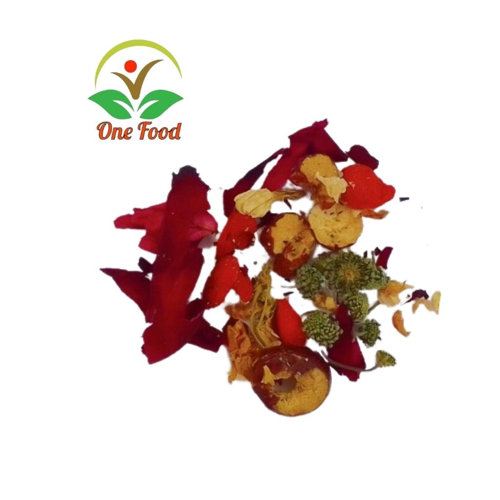 Trà Thảo Mộc Nụ Hồng Tam Thất , Detox Thanh Lọc Cơ Thể OneFood68 Bổ máu, Ngủ ngon, Giảm Cân, GIữ Dáng, Đẹp Da