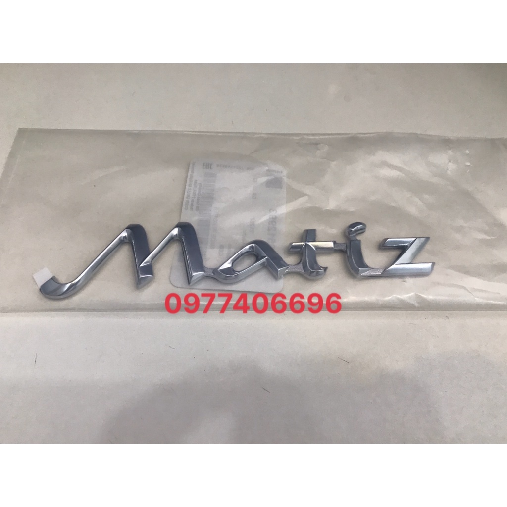 Chữ Matiz xịn GM chính hãng -  Mã phụ tùng 96512993